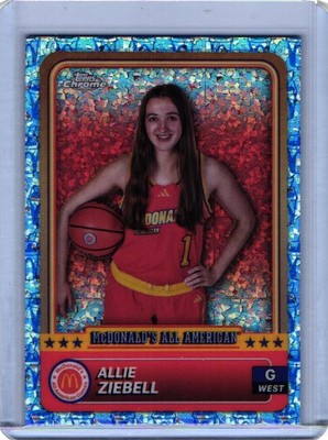 2024 Topps Chrome McDonald's All-American #74 Allie Ziebell McFlurry Refractor