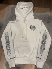 Chrome Hearts Hoodie Mens Small + Bag and Tags (Drawstrings slightly untied)
