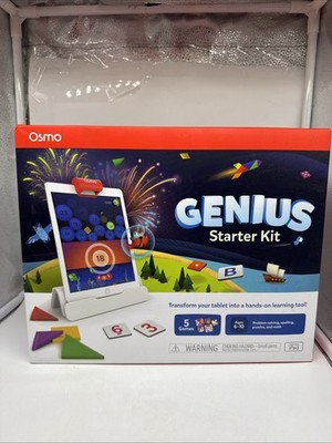 NEW SEALED Osmo -Genius Starter Kit for iPad - 5 Learning Games Ages 6-10