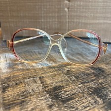 Vintage Yves Saint Laurent YSL Glasses Round France 337 38 FRAME ONLY Gradient