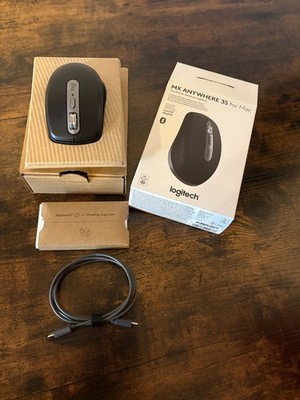 Logitech MX Anywhere 3S for Mac, kompakte kabellose Bluetooth-Maus, 8K-DPI-Abtas