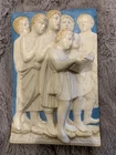 Wall plaque of the Singing boys Cantoria by luca della Robbia in florence cathed