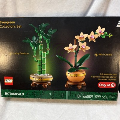 Lego Botanicals Target Exclusive Set 66809 Mini Orchid Lucky Bamboo 2 Plants