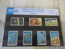 Schaubek Briefmarken Weltraumforschung Satz Komplett Postfrisch Gestempelt