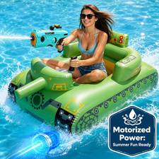GIGIGO Motorized Pool Float for Adults, Rechargeable Electric Inflatable Lounger