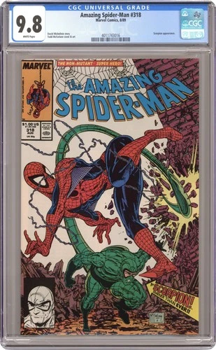 Amazing Spider-Man #318 CGC 9.8 1989 4011743016