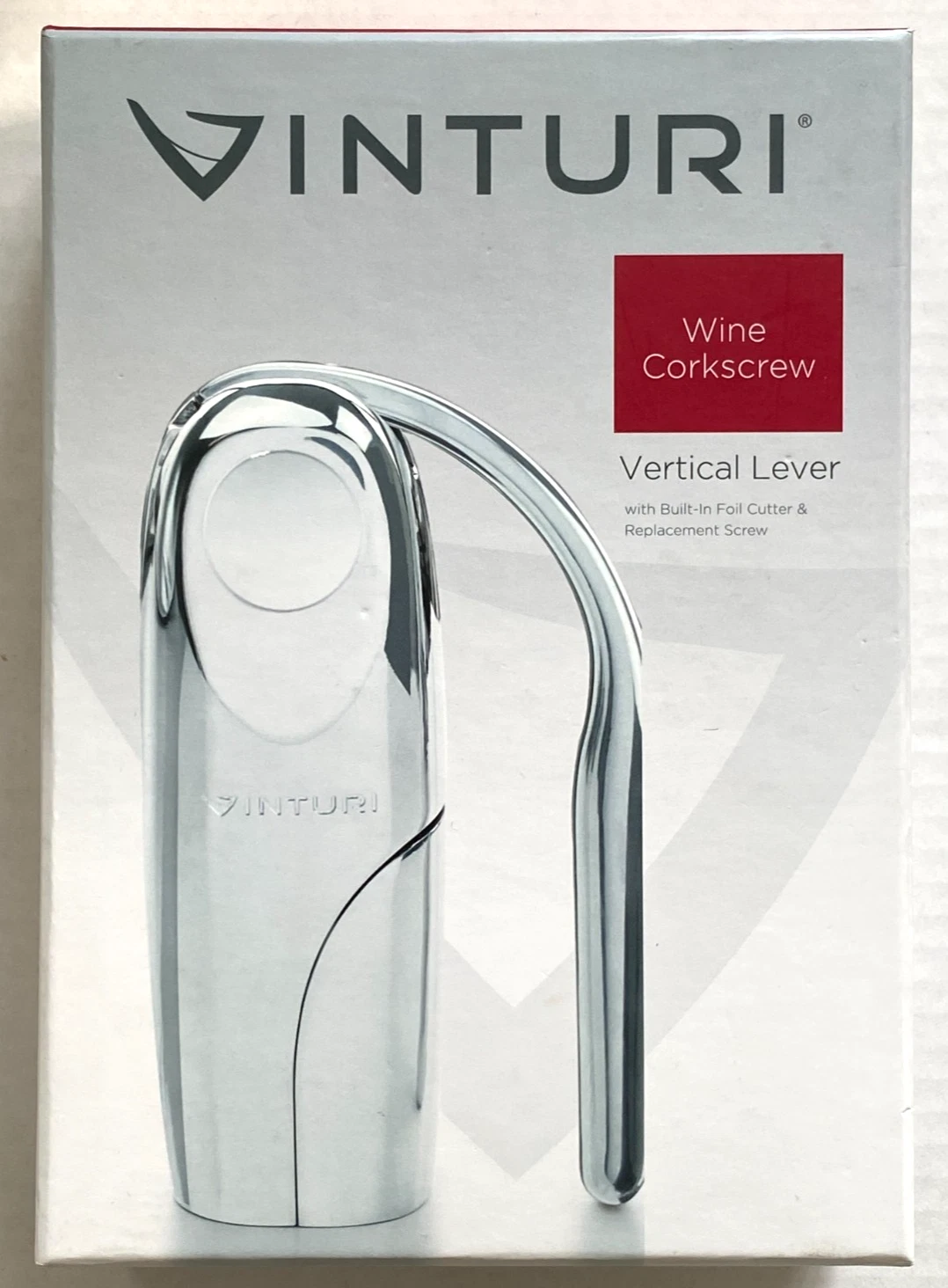 Vinturi Wine Opener Heavy-duty Vertical Lever Corkscrew