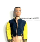 New ListingVintage 1960's Barbie/Ken CLONE Blue & Yellow Varsity Baseball Jacket ~ VGC