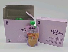 Plum Organics Mighty 4 Toddler Food Banana Peach Pumpkin Carrot Exp 9/26 Sealed