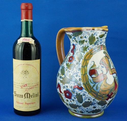 ICAP Gualdo Tadino Jug vase ceramic majolica lustre 1900 20th Santarelli style - Picture 10 of 24