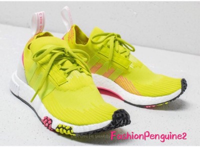 adidas nmd racer primeknit yellow