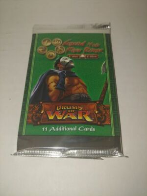 7x  Drums of War: Booster Pack New Sealed Product - Legend of the Five Rings (L5