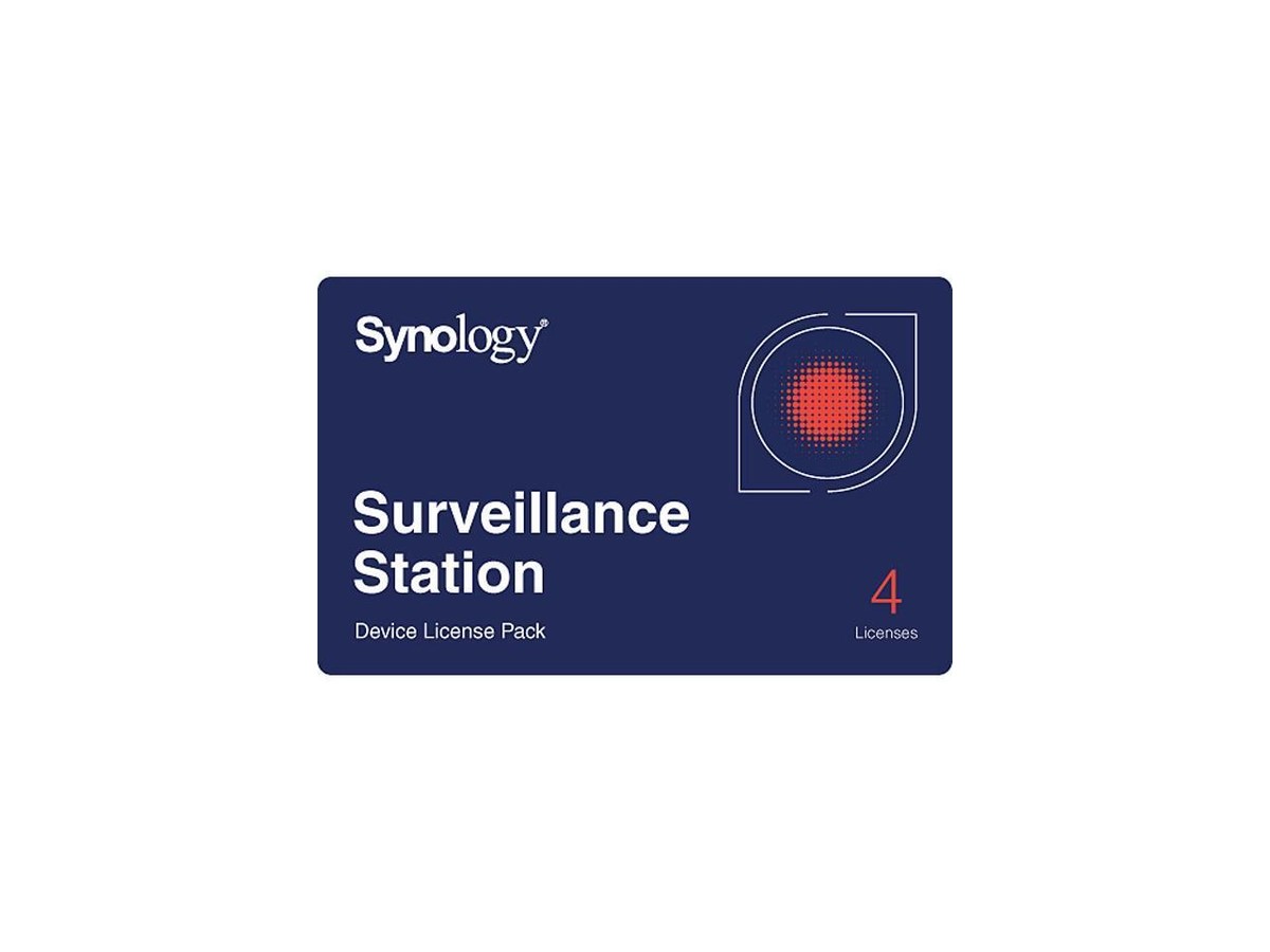 Synology Camera License Pack - licence - 4XCAMERALICENSEPACK for