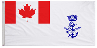 Kanada Marine Fähnrich Flagge mit Ösen - Handarbeit in Großbritannien