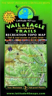 Latitude 40 - Vail & Eagle trail map - Colorado