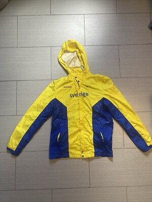 Sverige  Bauhause Jacket XRcise Size M Blue Yellow Rain Jacket