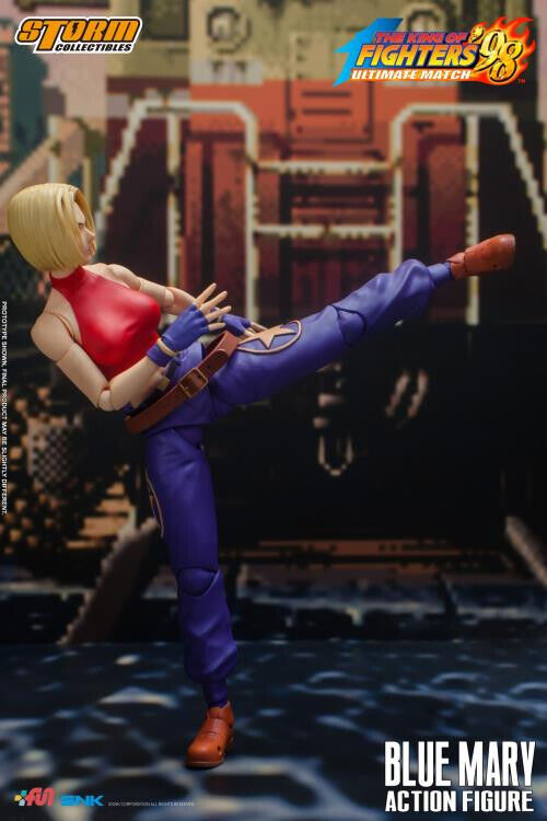 FEB229270 - STORM COLLECTIBLES KING OF FIGHTERS 98 BLUE MARY 1/12 AF (NE -  Previews World