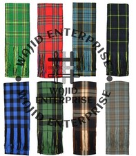 Scottish Highland Scarf Premium Handmade CLAN Tartan SASH SCARF "90" X "12"