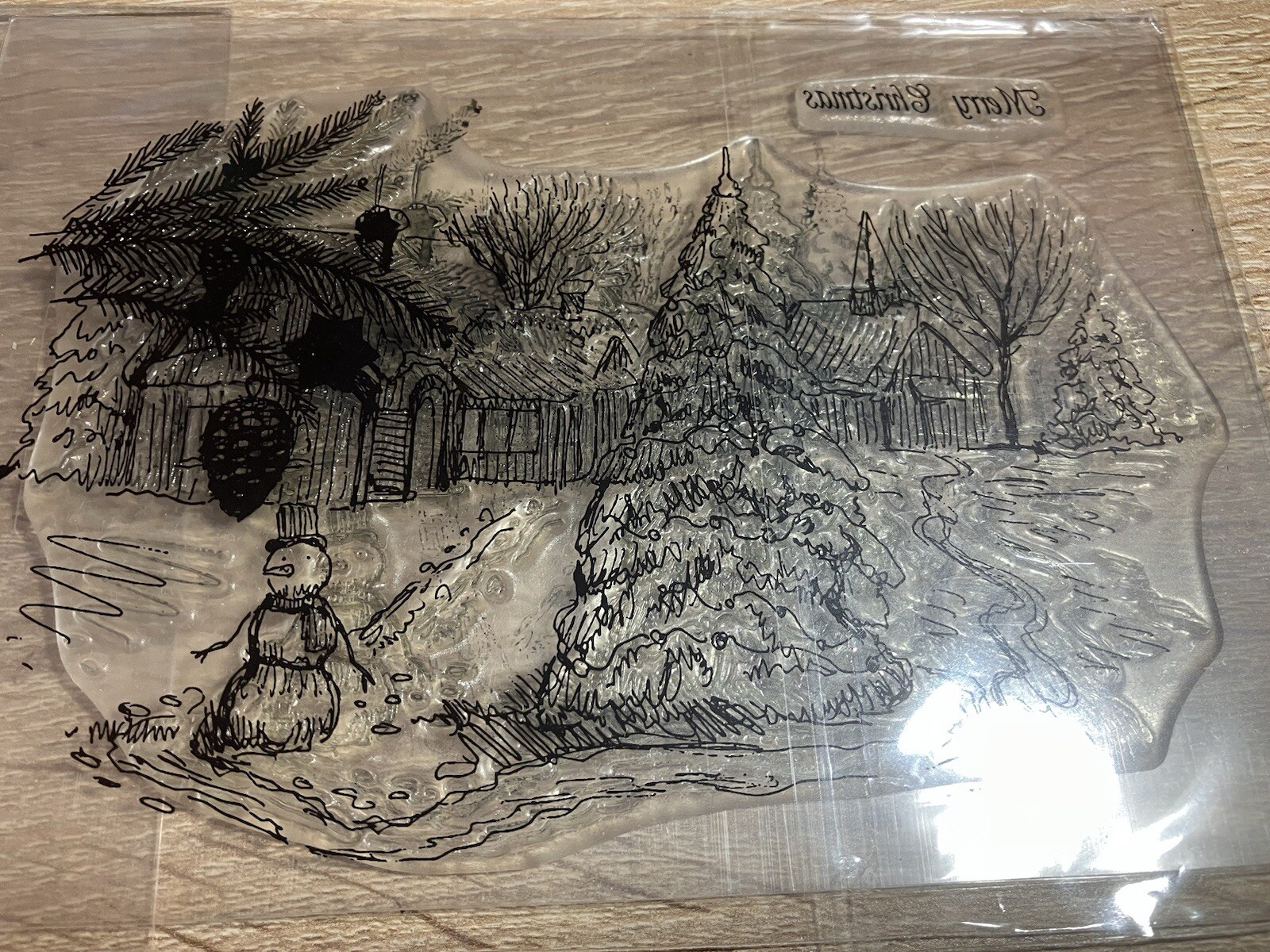 christmas clear stamps for card making eBay