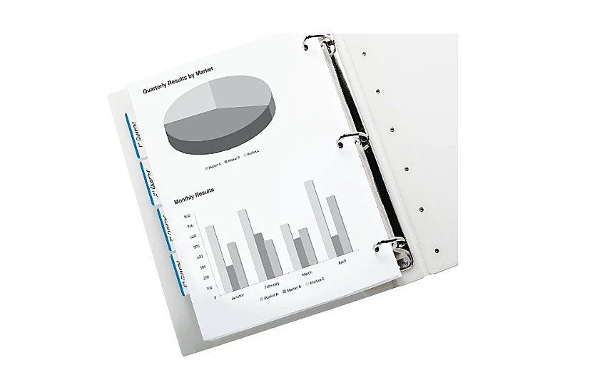 POST-IT 耐用归档标签,2 英寸 x 1.5 英寸,50 件装 - 蓝色 — 第 3/3 张图片
