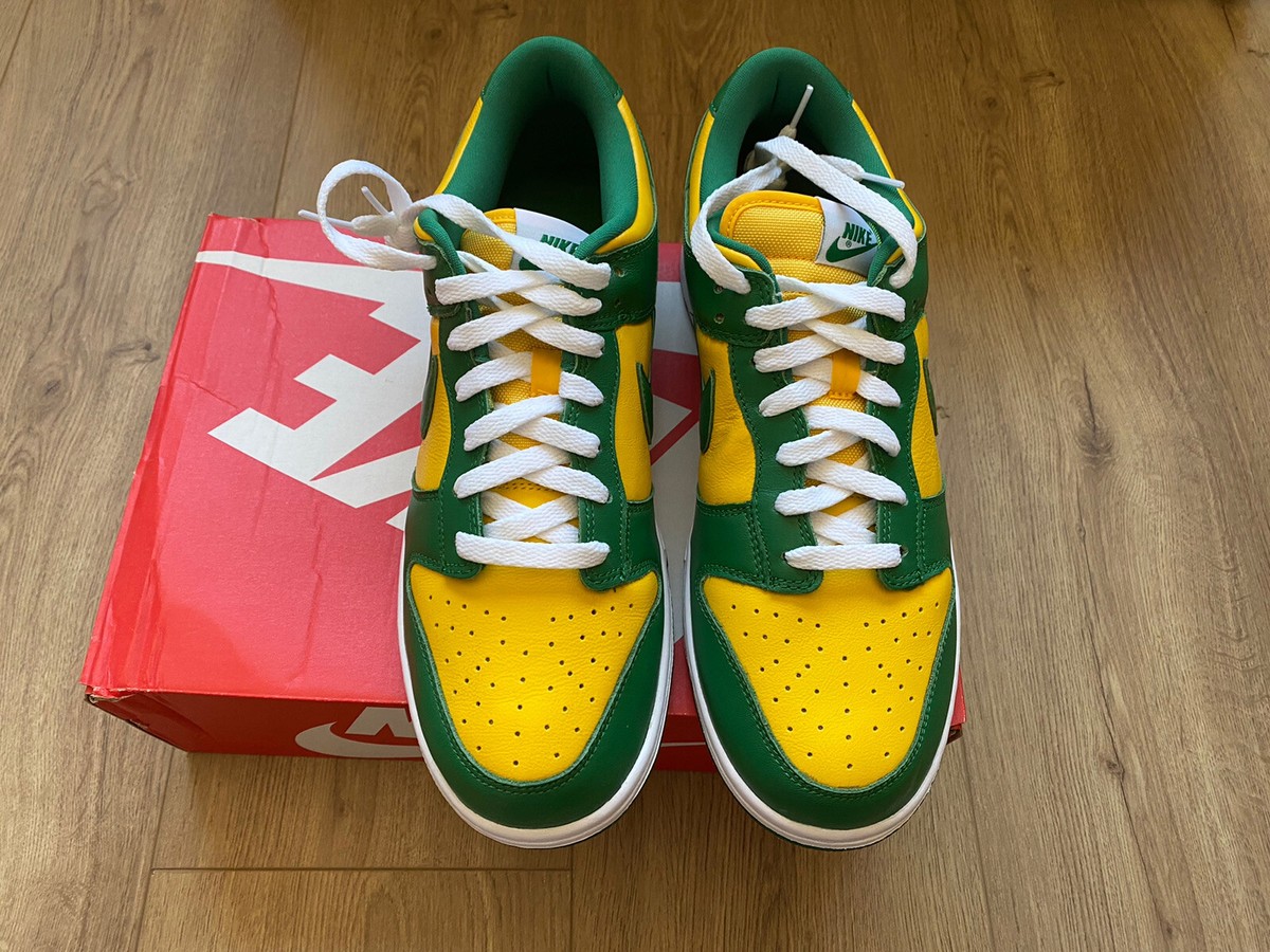 2020 Brazil Nike Dunk Low SP Varsity Maize/Pine Green CU1727  display picture 1