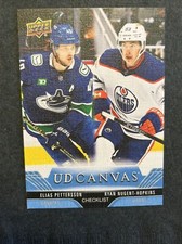 23-24 UD Series 2 Hockey UD Canvas Checklist C210 Pettersson/Nugent-Hopkins