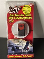 Jupiter Jack Cellular Cellphone Hands Free Car Speakerphone Converter 6 Adapters