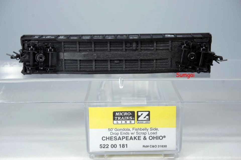 MTL 522-00-181 Chesapeake & Ohio 50' Gondola MICRO-TRAINS LINE Z Scale Z Gauge - Image 3 of 3
