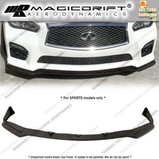 For 14-17 Infiniti Q50 Sport ST Style Front Bumper Lip Lower Chin Spoiler VIP