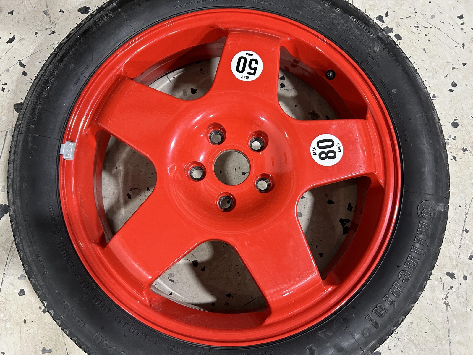 2007 Bentley Flying Spur Compact Spare Wheel Tire 19 inch BENTLEY 07 OEM