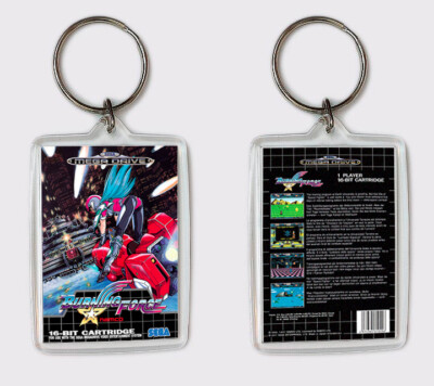 Burning Force Sega Mega Drive Schlüsselanhänger Keyring