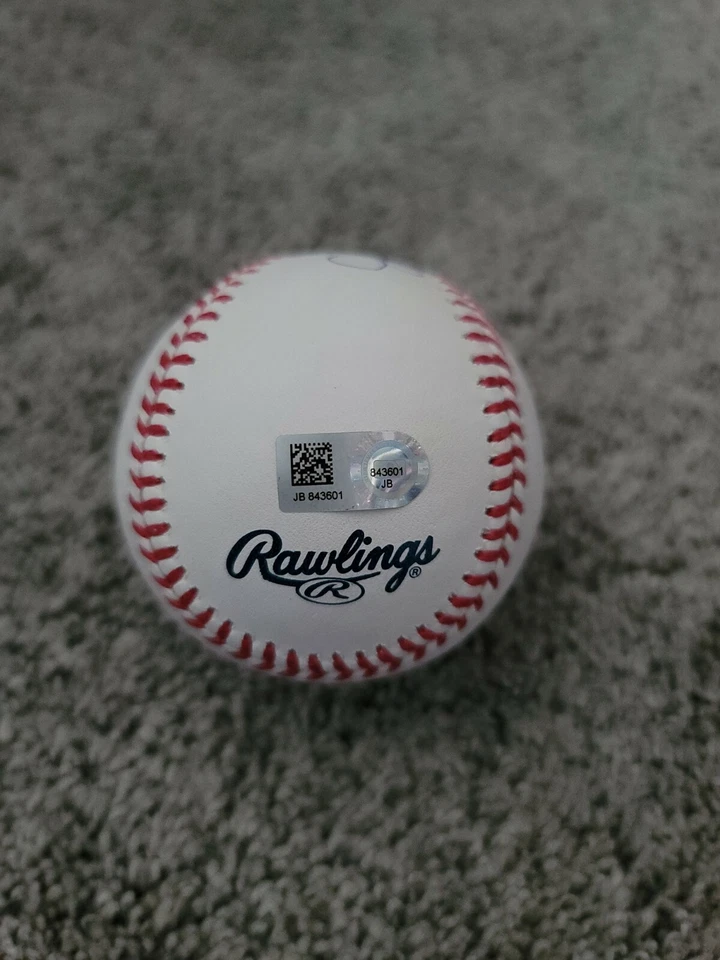 Béisbol firmado por Jordan Zimmermann Foto 4 de 4