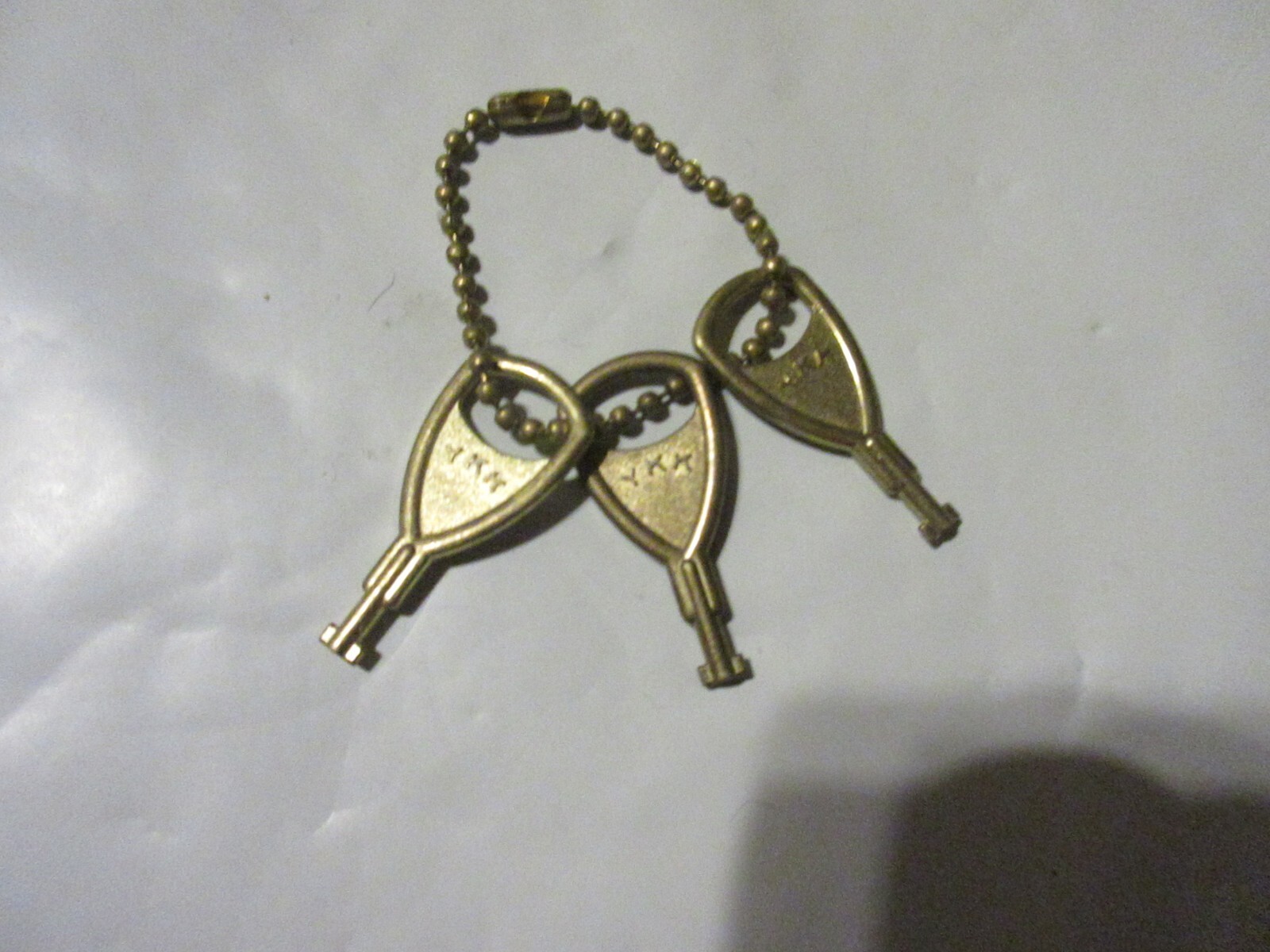 Vintage Lot Of 3 Luggage Mini Padlock Keys Only YKK eBay