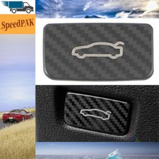 Carbon Fiber Car Inner Back Door Tailgate Switch Cover Trim For Kia K5 2021-2022