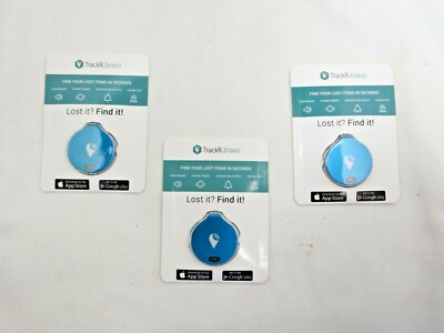 Lot of 3  TrackR - Bravo Bluetooth Phone Item Tracker NEW