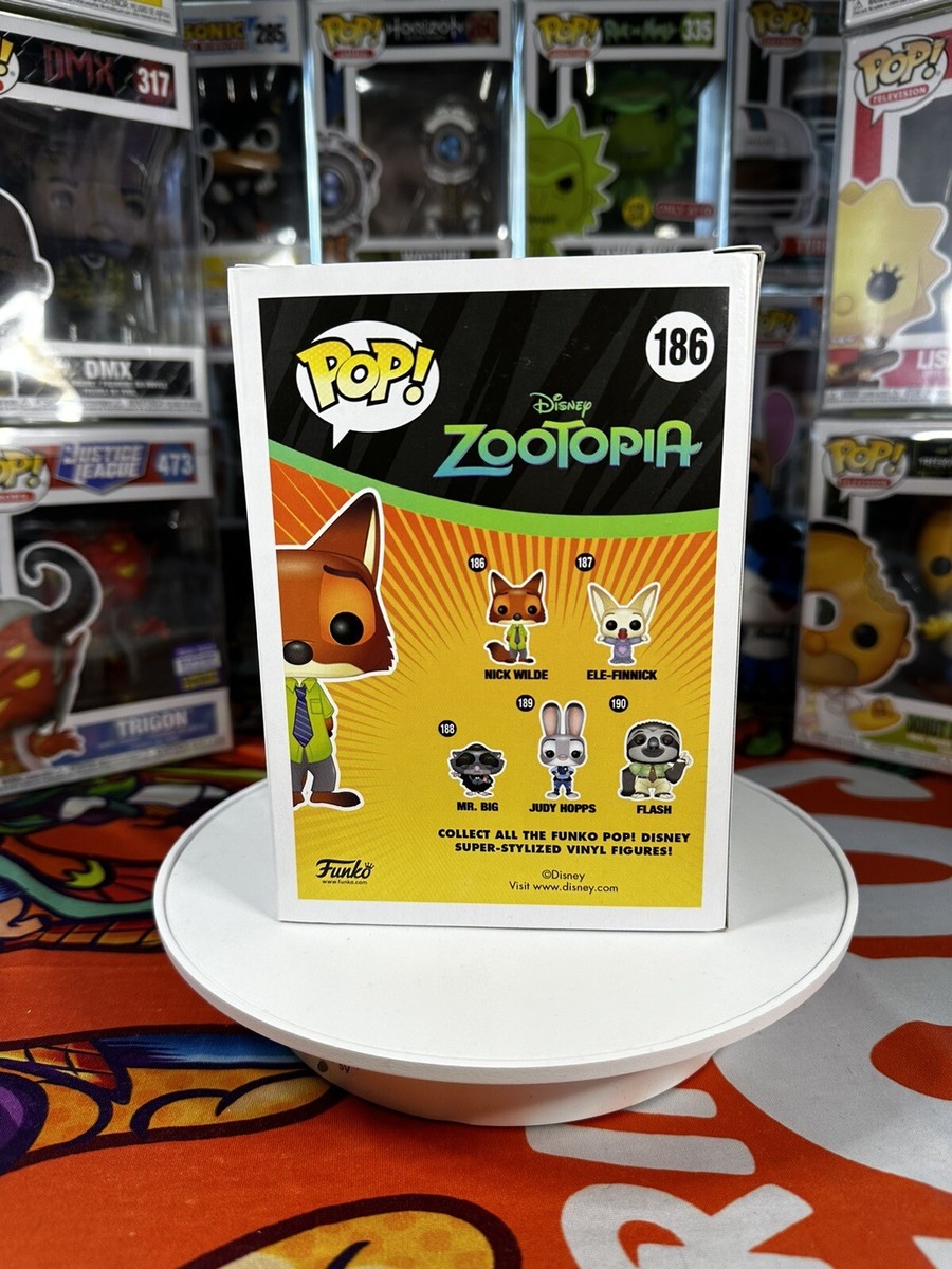 Funko POP! Disney Zootopia Nick Wilde #186 Free Protector | eBay