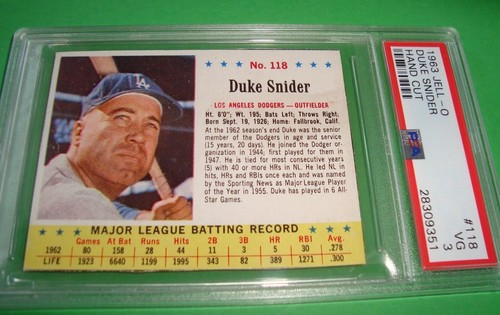 1963 Duke Snider #118
