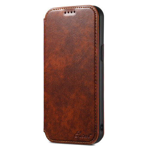 For iPhone 16 Pro Max 15 14 13 Magnetic MagSafe Leather Wallet Flip Stand Cover - Picture 20 of 31