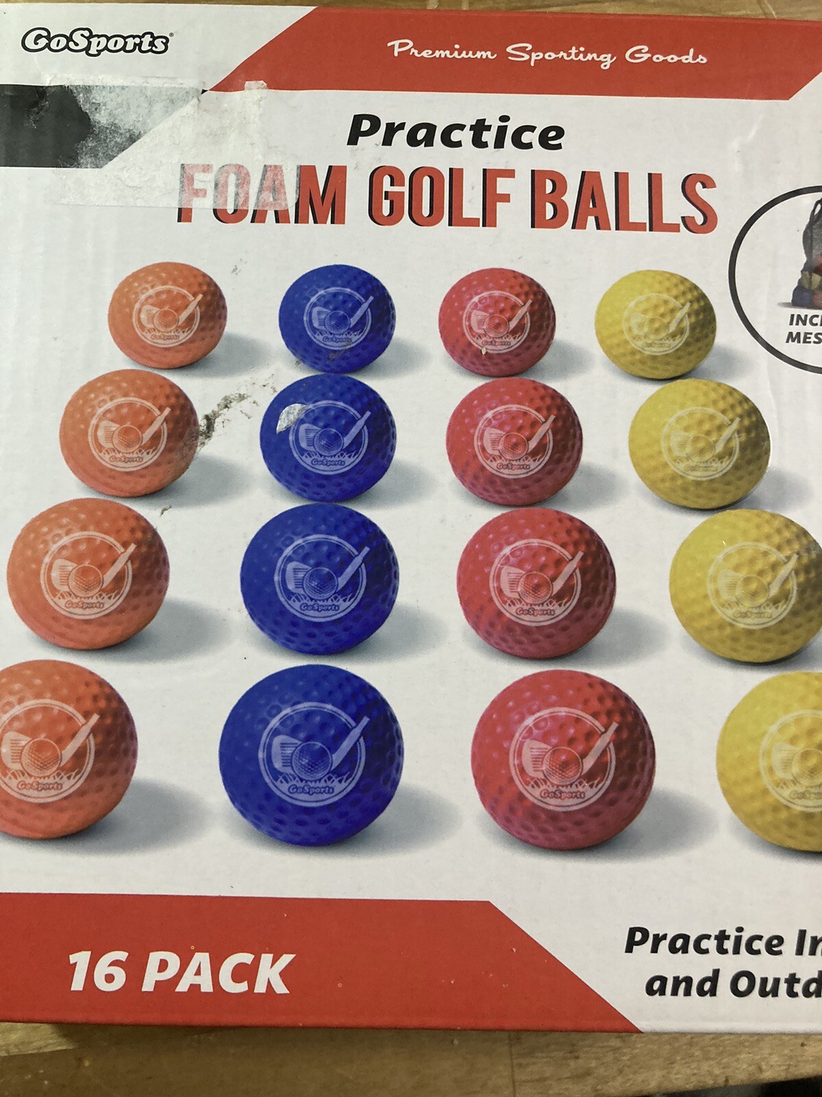 GoSports Foam Golf Practice Balls Realistic Feel and Limited Flight Use