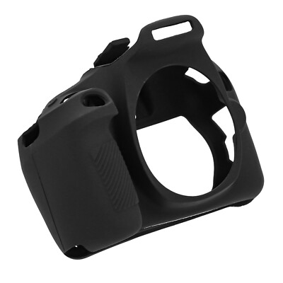 Silikon Tasche Etui für Canon EOS 1300D Kameratasche schwarz CC2201a