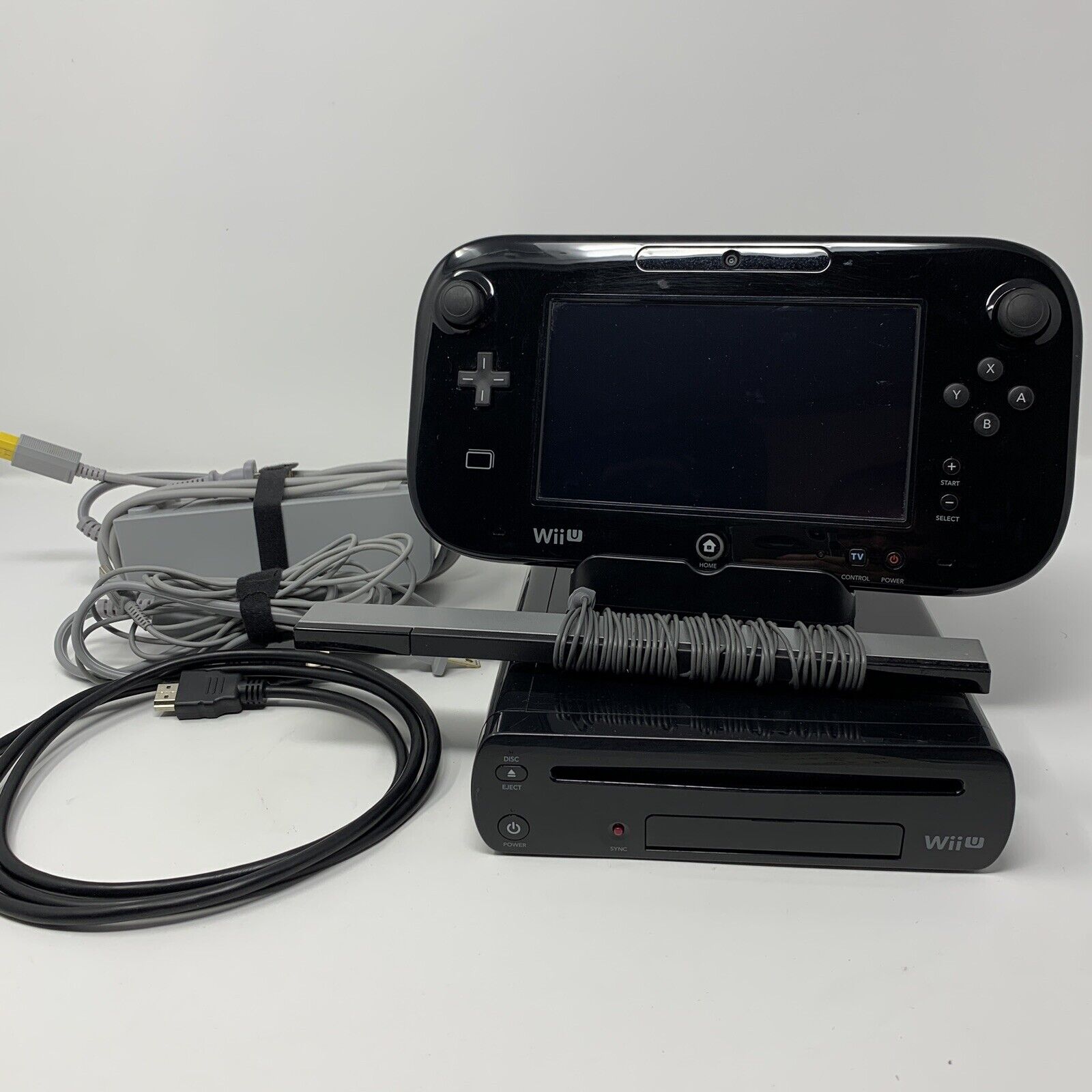 READ LISTING! Nintendo Wii U Deluxe 32GB Black System Console+CHOOSE 1 GAME  USA