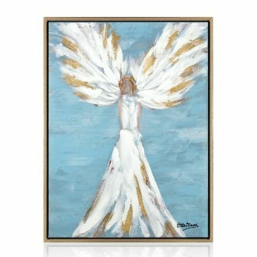 Decoración de paredes azules para el hogar, arte
