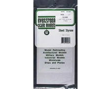 Evergreen Scale Models Clear Sheet .010 x 6 x 12 (2) [EVG9006]