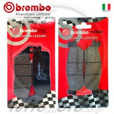 PASTIGLIE FRENO BREMBO CARBON YAMAHA XCITY 250 2011 2012 KIT ANT.+ POST. XCITY
