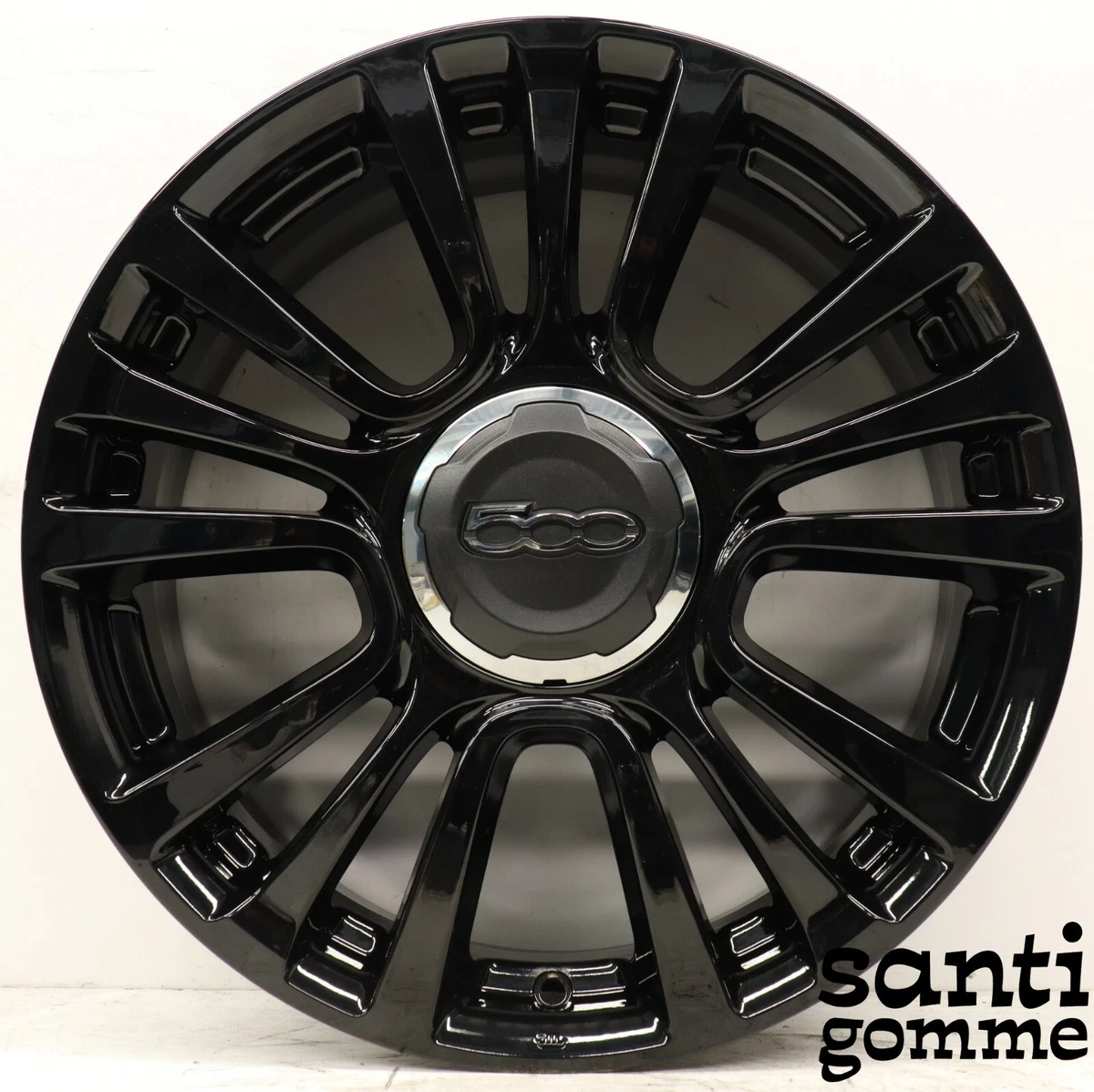 4 rims FIAT 500L 7 X 17 " Shiny Black Original 735650725 | eBay