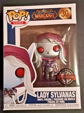 RARE METALLIC Lady Sylvanas SE 30 WW FUNKO POP VINYL NEW IN MINT BOX + PROTECTOR