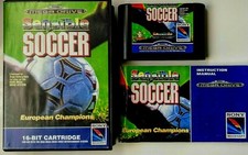 SENSIBLE SOCCER EUROPEAN CHAMPIONS for SEGA MEGADRIVE 'RARE AND HARD TO FIND'