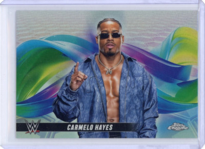 Carmelo Hayes 2025 Topps Chrome Wwe Helix Case Hit #HLX-CAR