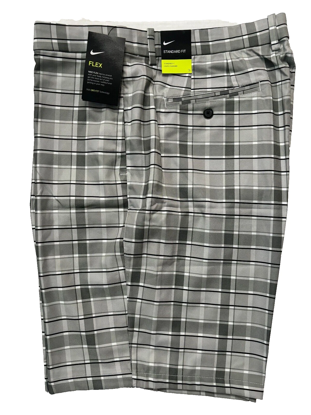 NIKE FLEX WITH DRI-FIT TECHNOLOGY STRETCH 10" GOLF SHORTS MEN'S SIZE: 38 & 40