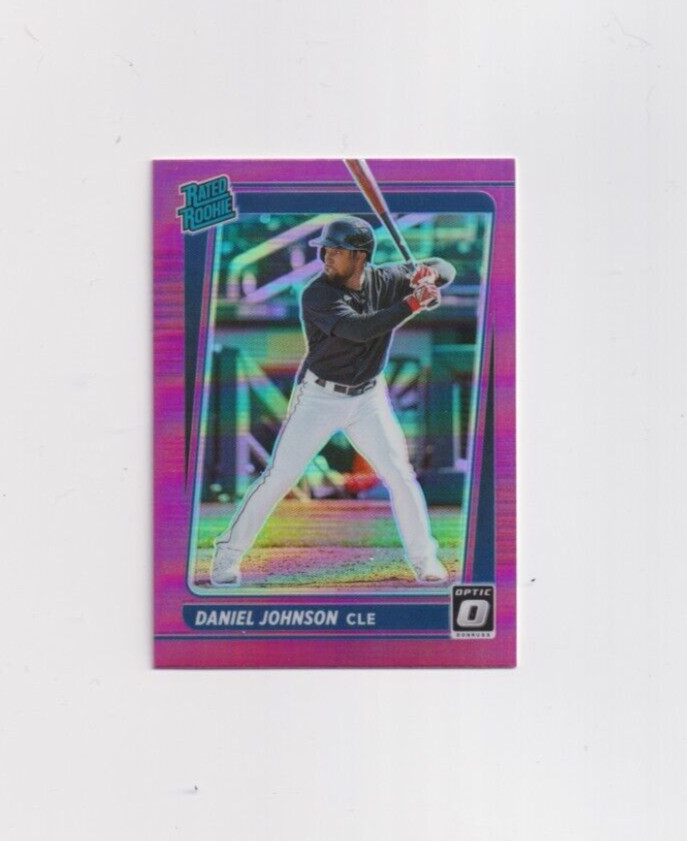 2021 Panini Donruss Optic - Rated Rookie Daniel Johnson #96 Pink Prizm (RC)